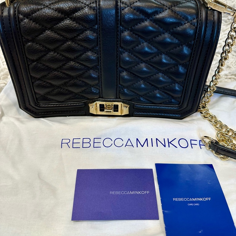 Rebecca Minkoff Black Quilted Bag